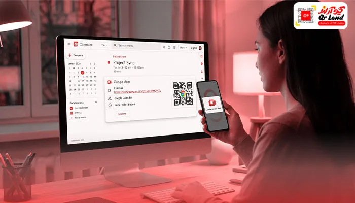 ساخت کیو آر کد برای ابزار ارتباطی گوگل